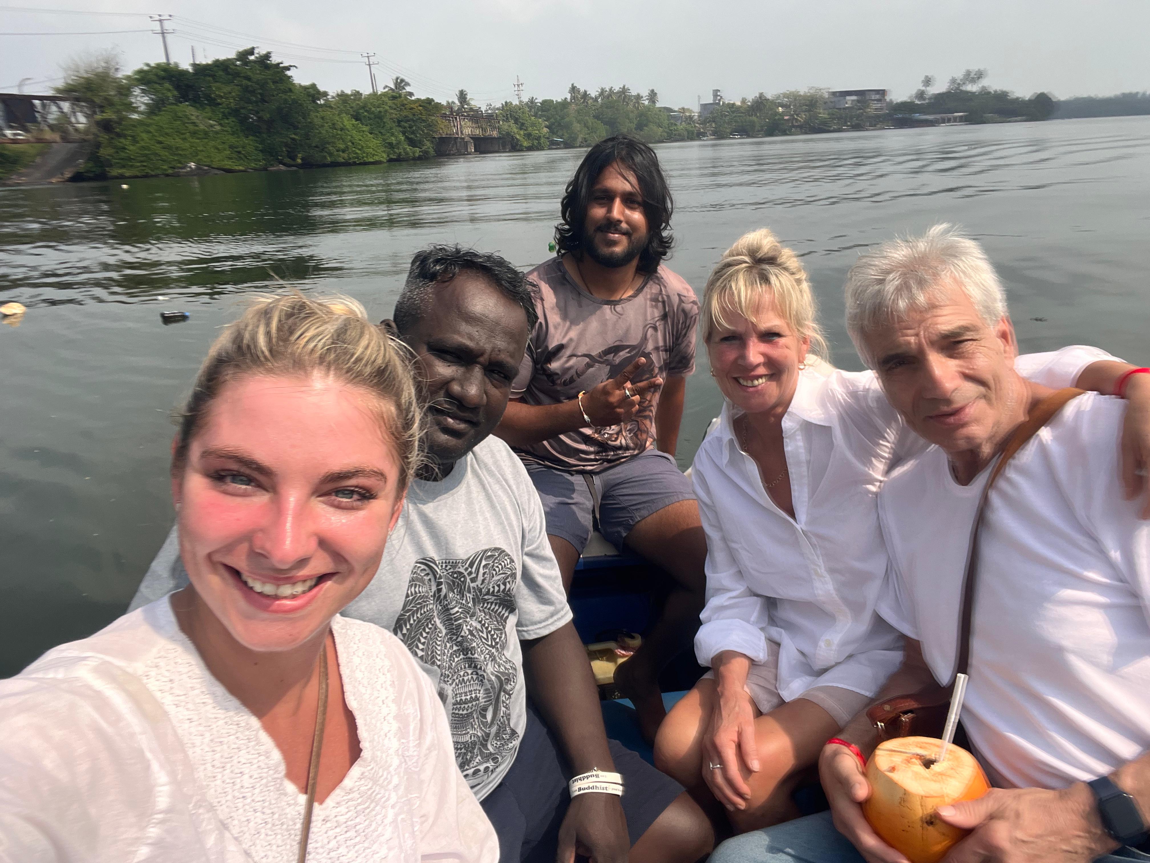 Customer on Mirissa beach