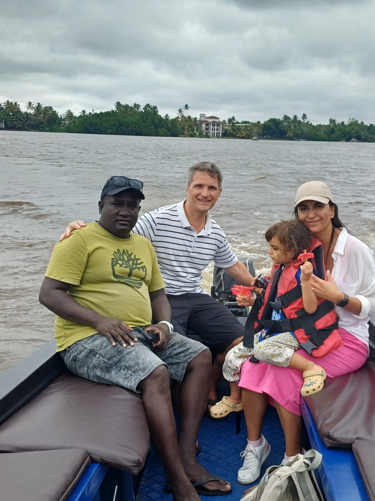 Customers in tea plantation